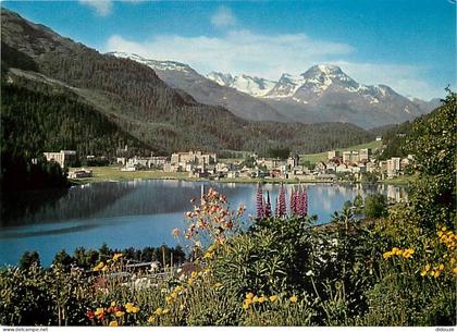 Carte Postale - Suisse - GR Grisons - St.Moritz-Bad mit Piz La Margna - CPM - Carte Neuve - Voir Scans Recto-Verso - Pos