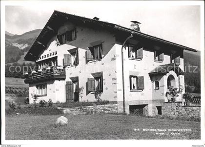 Churwalden Buendnerhaus