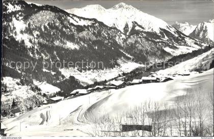 Conters Praettigau mit Silvrettagruppe