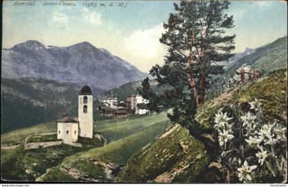 Cresta Avers Avers-Cresta Averstal Graubuenden Schweiz