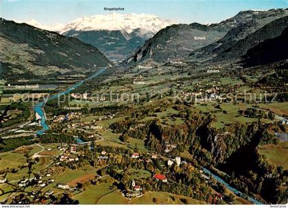 Domleschg GR Fliegeraufnahme mit Ringelspitze