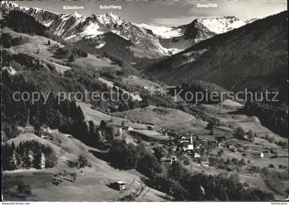 Fanas Talblick Bergkette