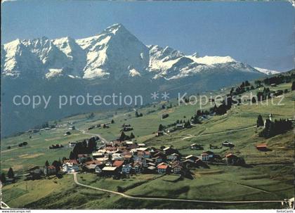 Flerden am Herzenberg mit Piz Beverin Fliegeraufnahme