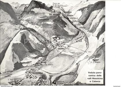Grono Panoramakarte Casa di cura Mater Christi Castaneda St. Maria