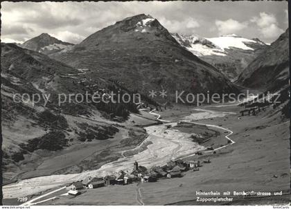 Hinterrhein Bernhardinstr. Zapportgletscher