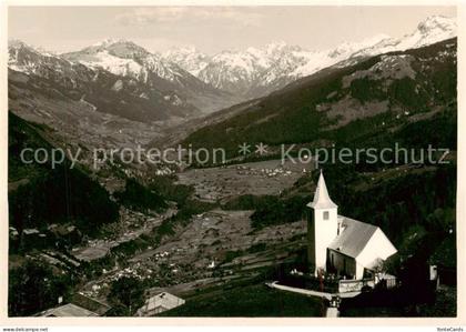 Klosters GR Das Praetigau von Furna gesehen