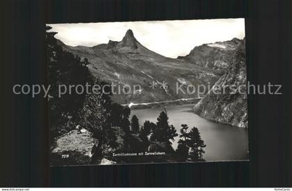 Laax Stausee mit Zervrellahorn