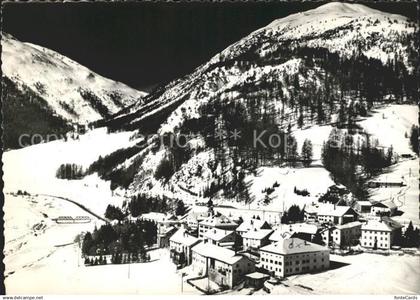 Madulain Gesamtansicht Wintersportplatz Engadin