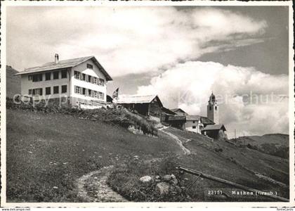 Mathon Dorfansicht mit Kirche
