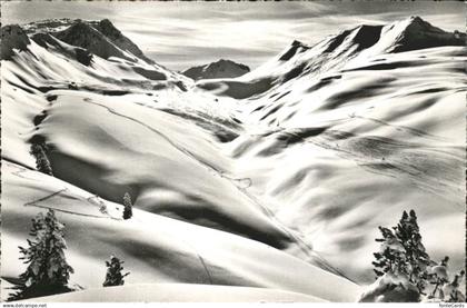 Parsenn Weissfluhjoch Kueblis Gaudergrat