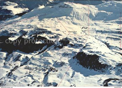 Piz Mundaun Fliegeraufnahme Surcuolm Cuolm Sura