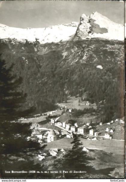 San Bernardino 1630m Moesa GR San Bernardino  x 1953