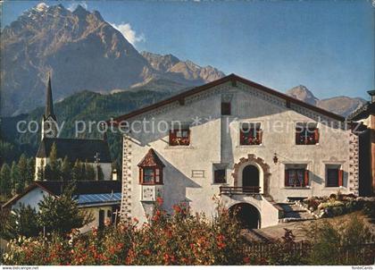 Scuol Tarasp Vulpera Engadiner Haus in Scuol