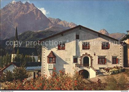 Scuol Tarasp Vulpera Engadinerhaus in Scuol