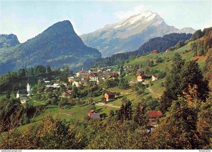 Seewis Praettigau GR Fliegeraufnahme mit Calanda
