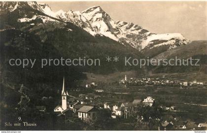 Sils Domleschg Kirche Thusis Panorama