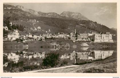 St Moritz  SANKT MORITZ GR Dorf Panorama
