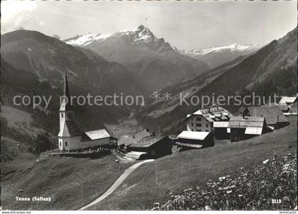 Tenna Ortsblick mit Kirche