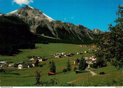 Tschierv Tschierf GR Muenstertal mit Piz d’Aint und Ofenpass