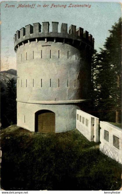Turm Malakoff in der Festung Luziensteig