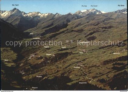 Val Lumnezia Panoramablick von der Alp Rien