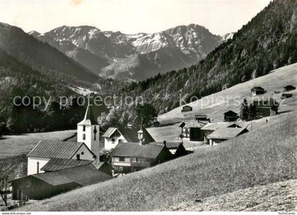 Valzeina GR Panorama mit Hochwang
