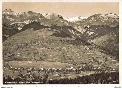 Waltensburg Vuorz Surselva GR Andest und Panixerpass