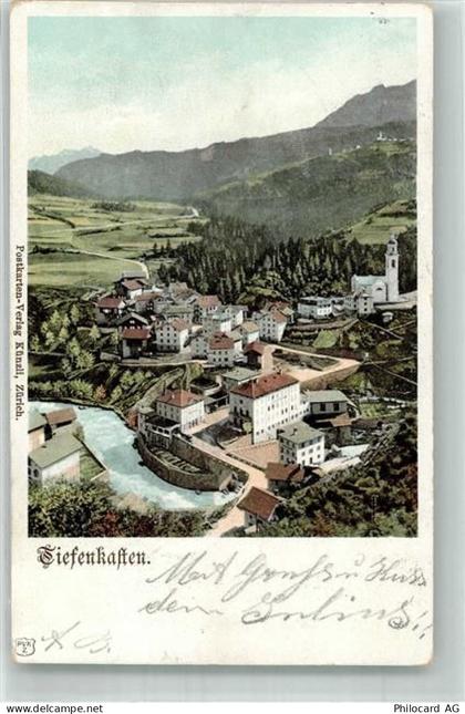 7450 Tiefencastel 1901 Foto AK Tiefenkastel - 10742109