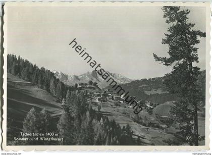 Tschiertschen - Foto-Ansichtskarte