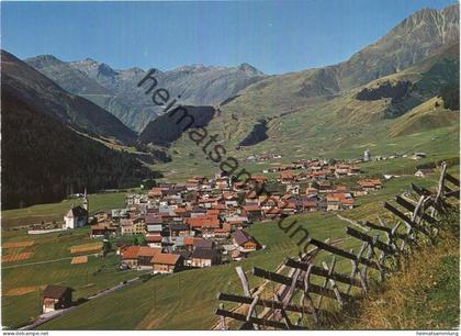 Sedrun gegen Piz Badus - AK Grossformat - Verlag Rud. Suter Oberrieden