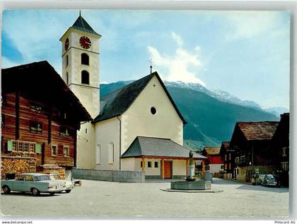 7132 Vals - Dorfplatz VW Käfer Mercedes Kirche - 39697160