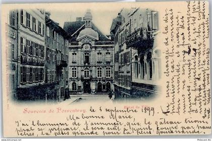 2900 Porrentruy Pruntrut - Souvenir de Porrentruy Hotel de Ville 1889 - 50650284