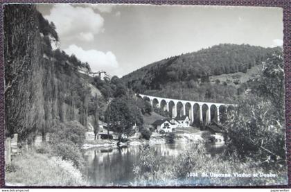 Clos du Doubs (JU) Saint-Ursanne - Viaduc et Doubs