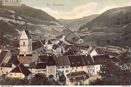 Suisse - SAINT-URSANNE (JU) Vue générale - Ed. H. Guggenheim 11541