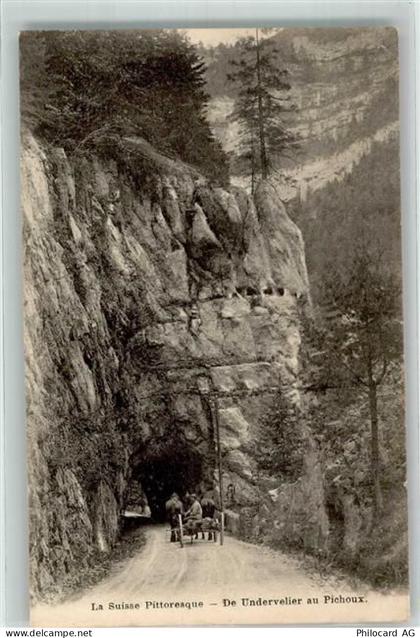 2863 Undervelier - Weg nach Pichoux Pferdekarren - 39701120