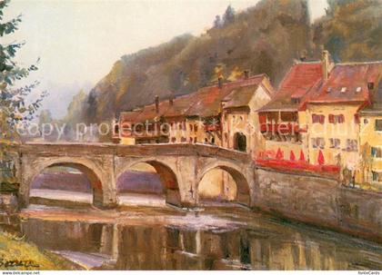 Saint Ursanne peint par Nicolas Barrera K?nstlerkarte