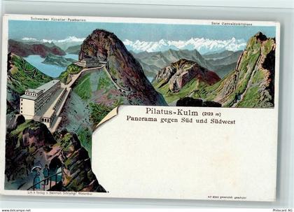 6010 Kriens - Gruss aus - Pilatus-Kulm, Verlag Schlumpf Serie Vierwaldst... - 13070280