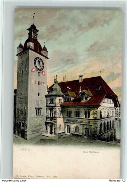 6000 Luzern Lucerne - Das Rathaus Alt-Luzern - 12115007