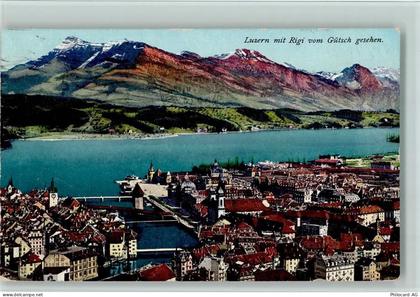 6000 Luzern Lucerne - Luzern mit Rigi vom Gesch aus - 12114935