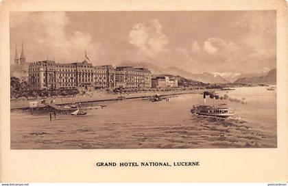 Suisse - LUCERNE - Grand Hôtel National