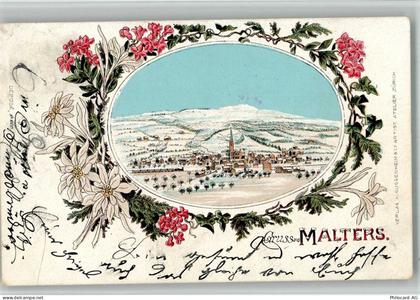 6102 Malters 1904 BOAKC Winterlithographie Feldpost Infant. Bataillon Nr... - 13715597