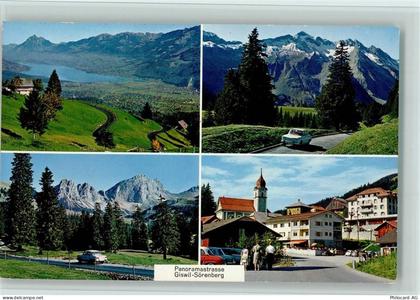 6174 Sörenberg - Giswil Oldtimer Panoramastrasse 1. Blick auf Giswil Sar... - 11052747