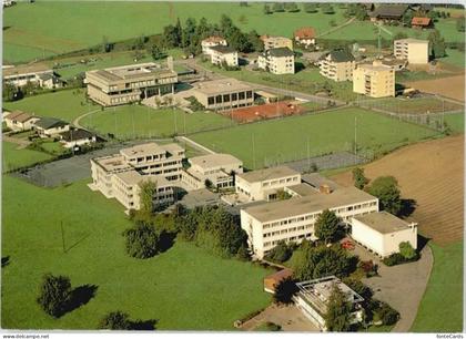 Beromuenster Fliegeraufnahme Kantons Schule