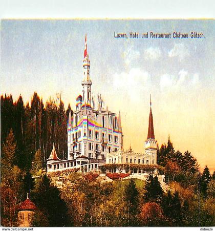 Carte Postale - Suisse - LU Lucerne - Luzern - Hotel und Restaurant Château Gûtsch - CPM - Carte Neuve - Voir Scans Rect
