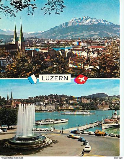 Carte Postale - Suisse - LU Lucerne - Luzern - Multivues - Automobiles - CPM - Carte Neuve - Voir Scans Recto-Verso - Po