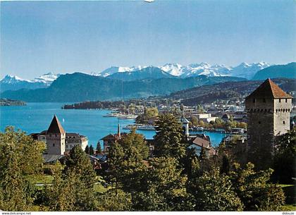Carte Postale - Suisse - LU Lucerne - Luzern - Museggturme mit Alpen  - CPM - Carte Neuve - Voir Scans Recto-Verso - Pos