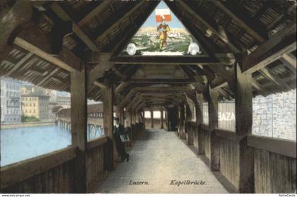 Luzern LU Luzern Kapellbruecke