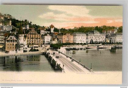 Luzern LU Stadtansicht Brueck
