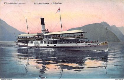Vierwaldstättersee (LU) Salondampfer Schiller - Verlag E. Goetz 4407