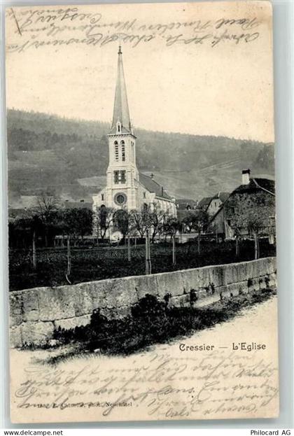 2088 Cressier NE 1904 - Kirche - 10604653